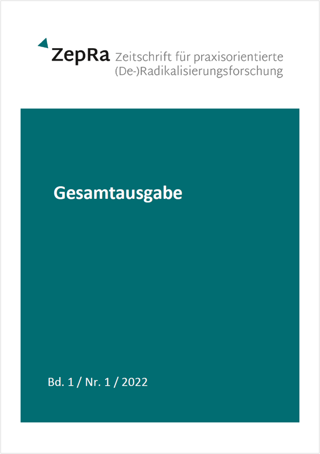 Titelblatt der ersten Ausgabe von ZepRa